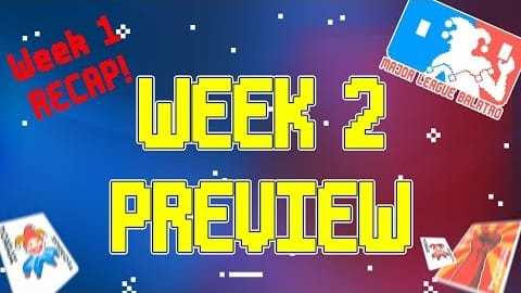 Week 1 Recap & Week 2 Preview